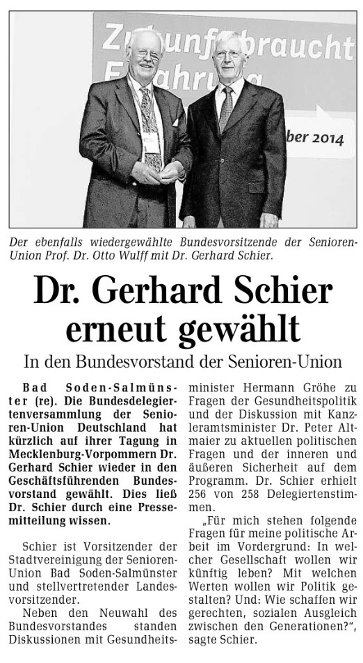 Gelnhäuser Neue Zeitung (GNZ) vom 10.9.2014